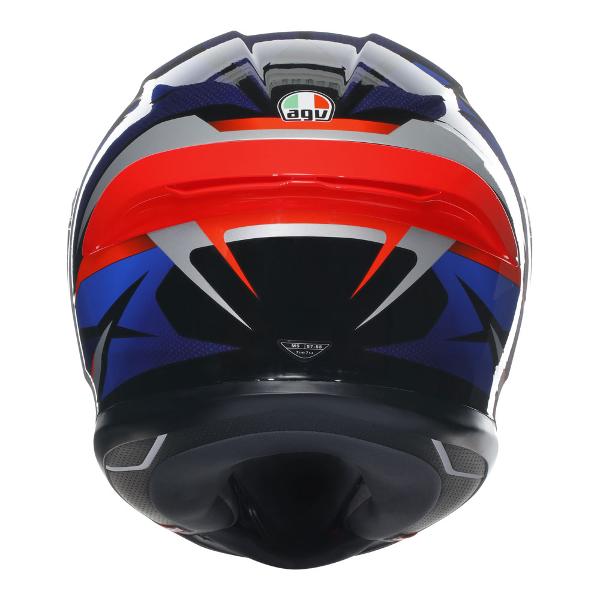 AGV K6 S Slashcut Blue/Red