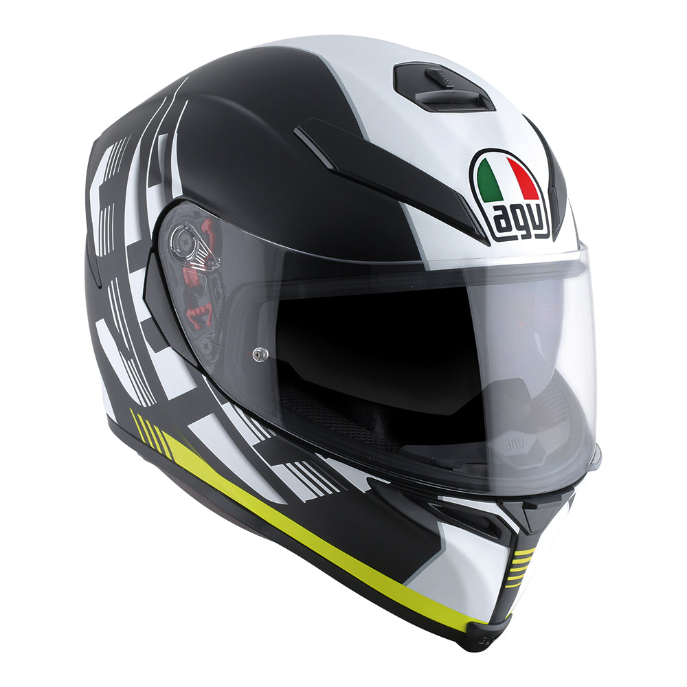 AGV K5 S Darkstorm Matt Black/Yellow