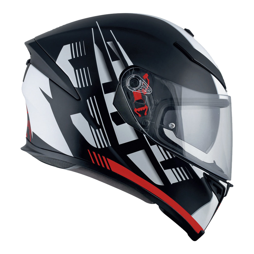 AGV K5 S Darkstorm Matt Black/Red