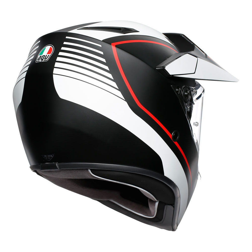 AGV Ax9 Pacific Road Multi Matt Black/White/Red