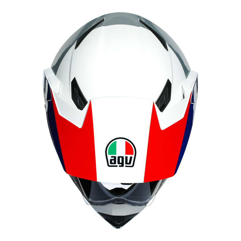 AGV Ax9 Atlante White/Blue/Red