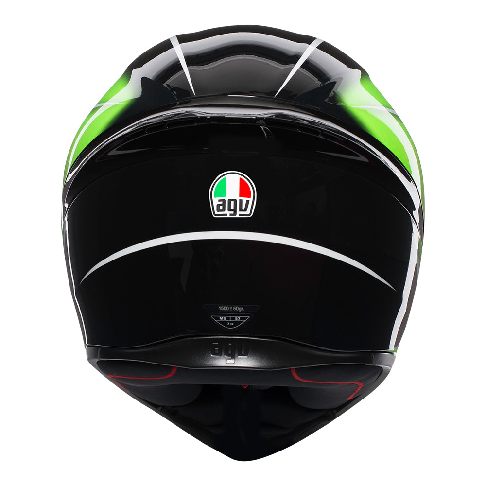 AGV K1 Qualify Black/Lime