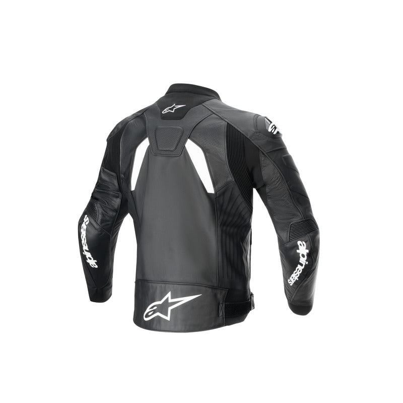 ALPINESTARS GP PLUS R V4 AIRFLOW LEATHER JACKET - BLACK/WHITE