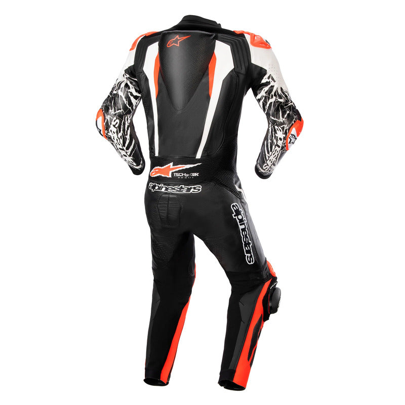Alpinestars Racing Absolute V2 1 PC SUIT BLACK/WHITE/RED/FLURO
