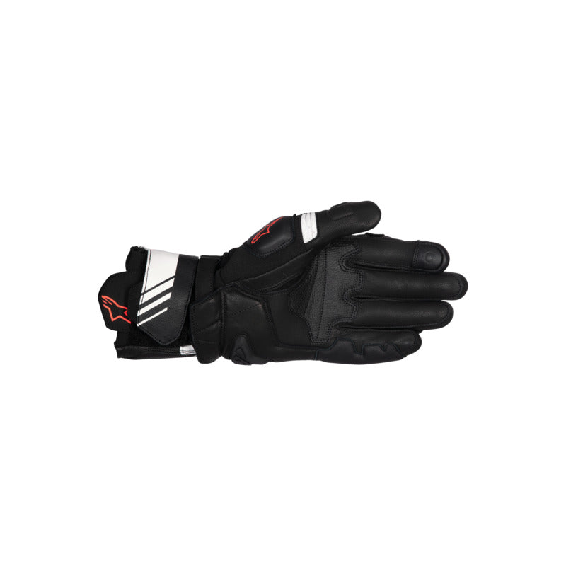 Alpinestars GP Plus R V3 Leather Gloves Black/White/Fluro Red