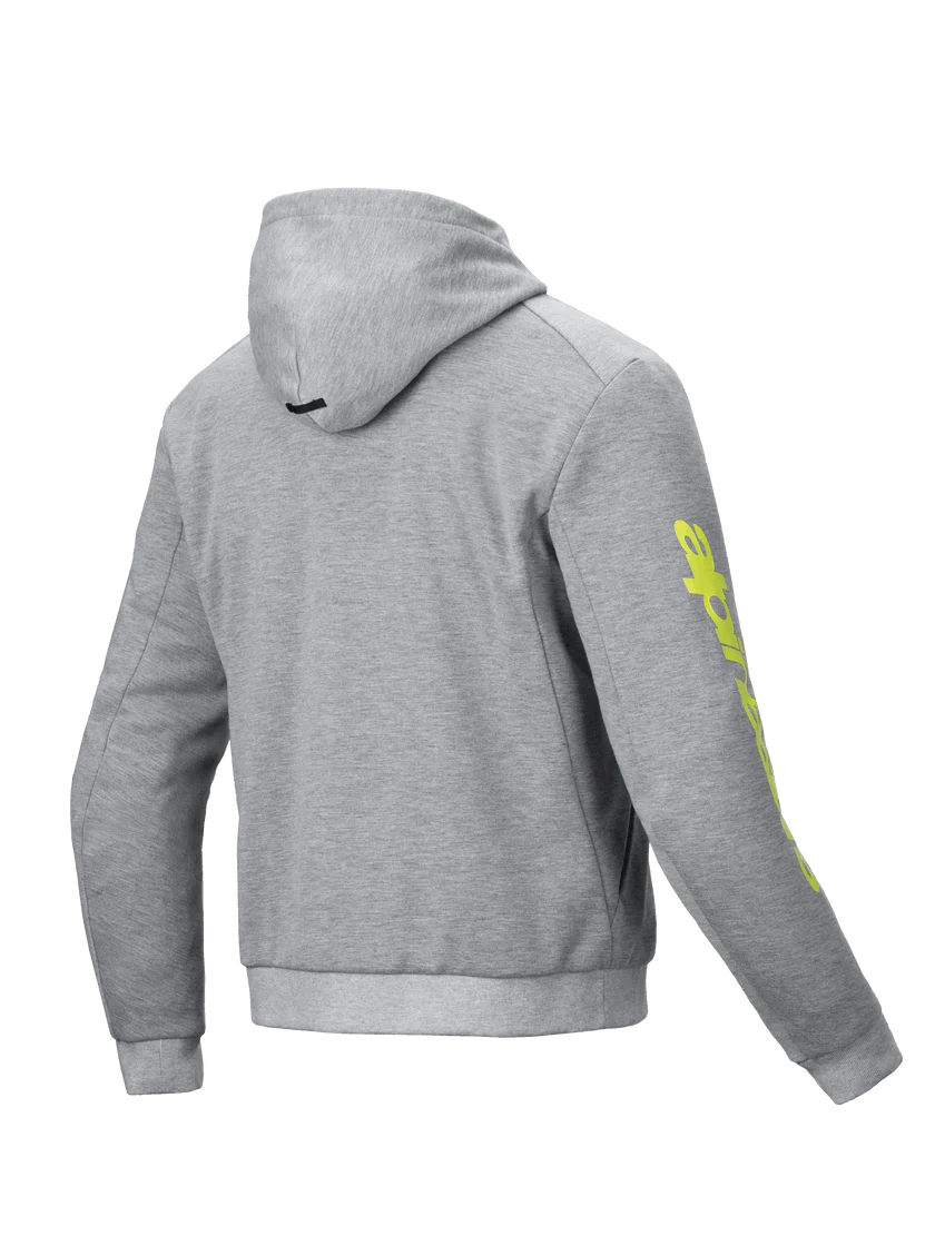 ALPINESTARS CHROME V2 SPORT HODDIE - Grey/Fluro Yellow