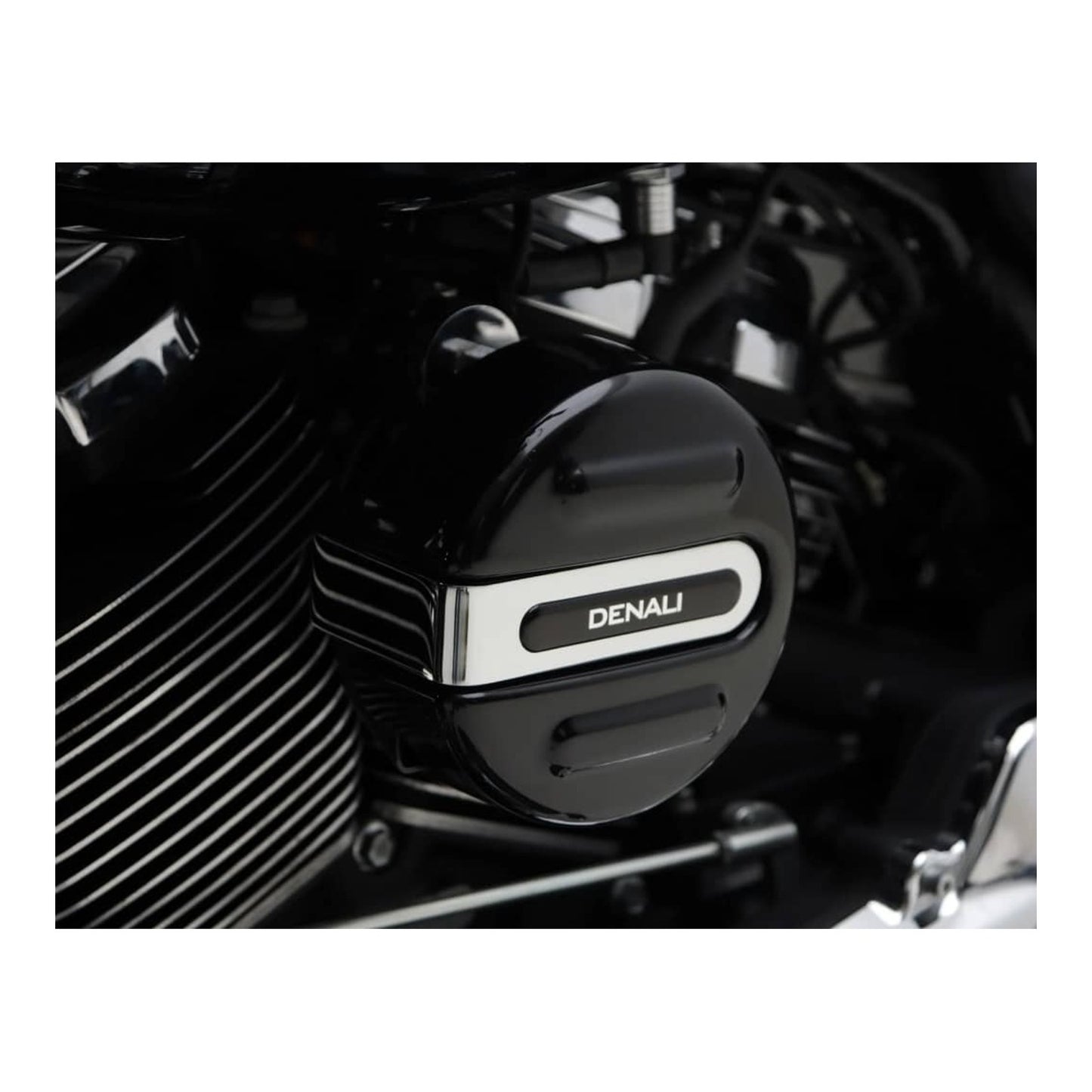 Denali SoundBomb V-Twin Air Horn Cover - Gloss Black