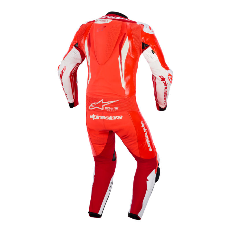 Alpinestars GP TECH V5 1 PC LEATHER SUIT FLURO-RED/BRIGHT-RED/WHITE