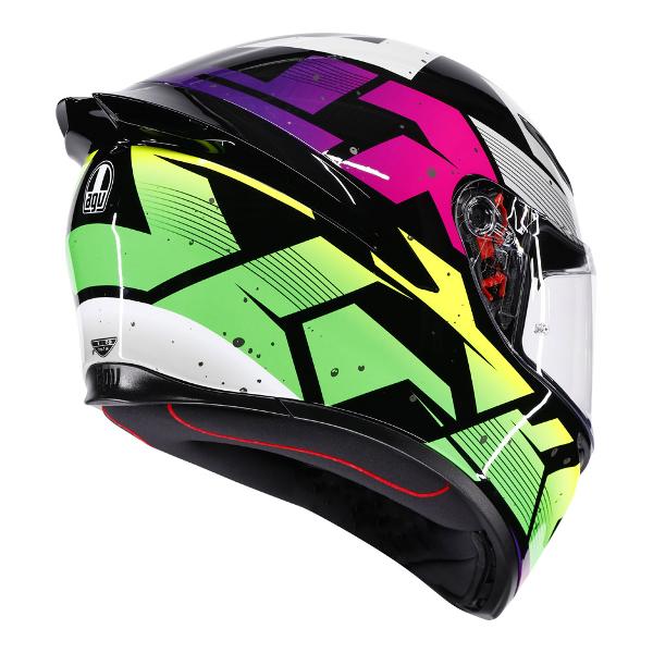 AGV K1 S Punkpulse Black/Purple/Lime