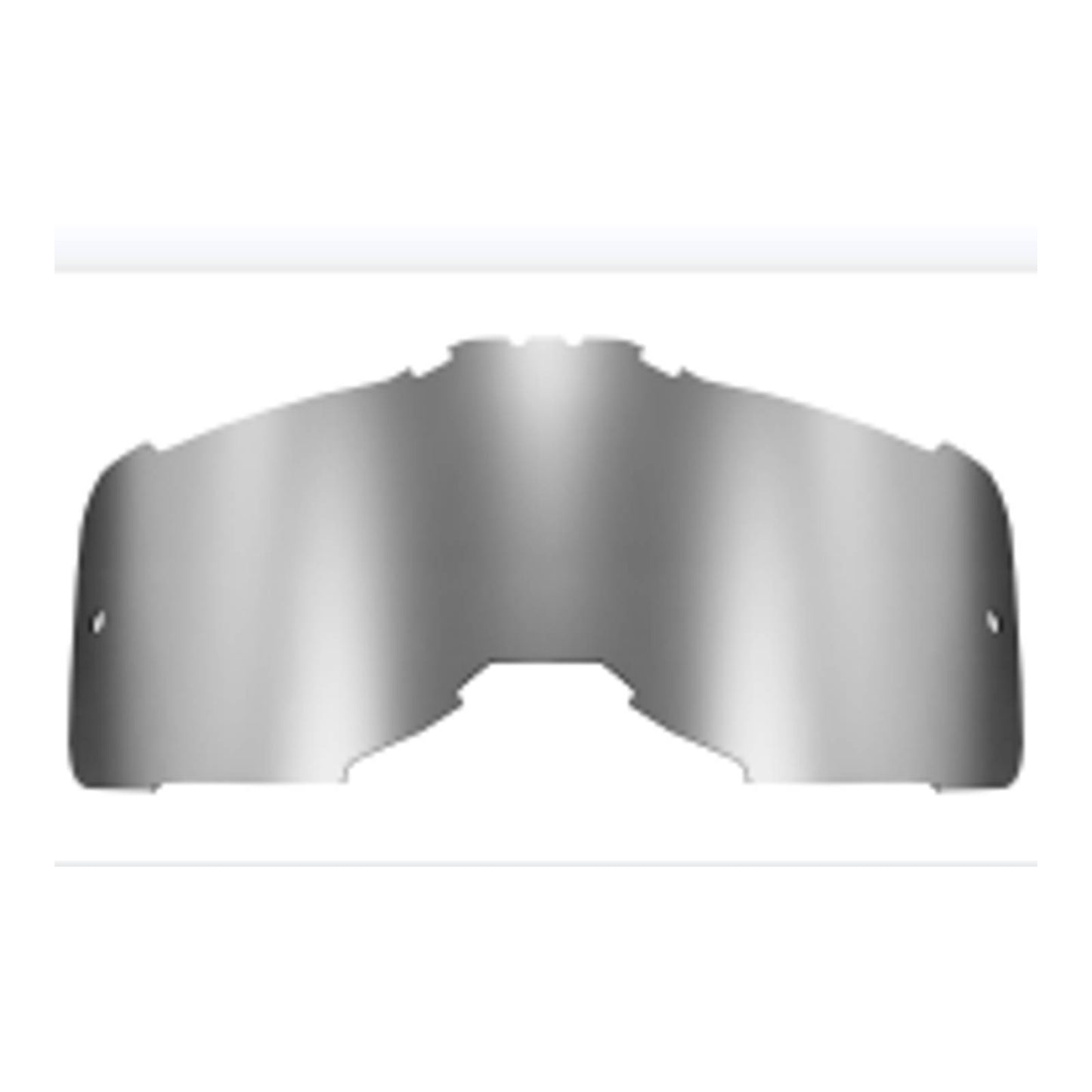 LS2 AURA GOGGLE SILVER IRIDIUM LENS