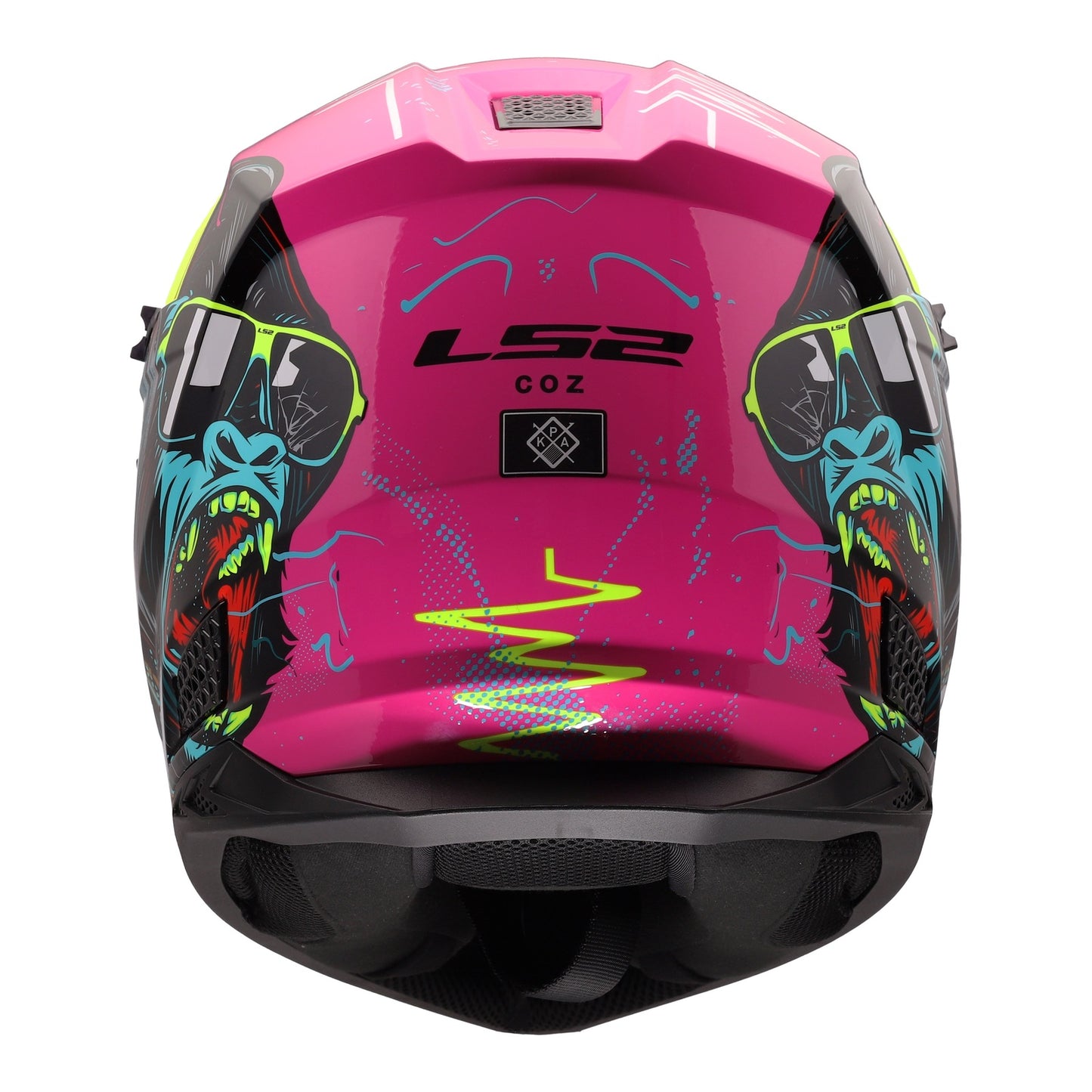LS2 MX706J COZ Gorilla Helmet - Gloss Purple