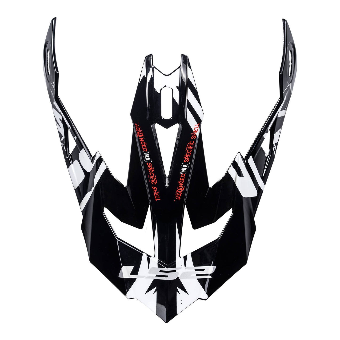 LS2 MX470 Subverter Peak - Emperor Black/White/Red