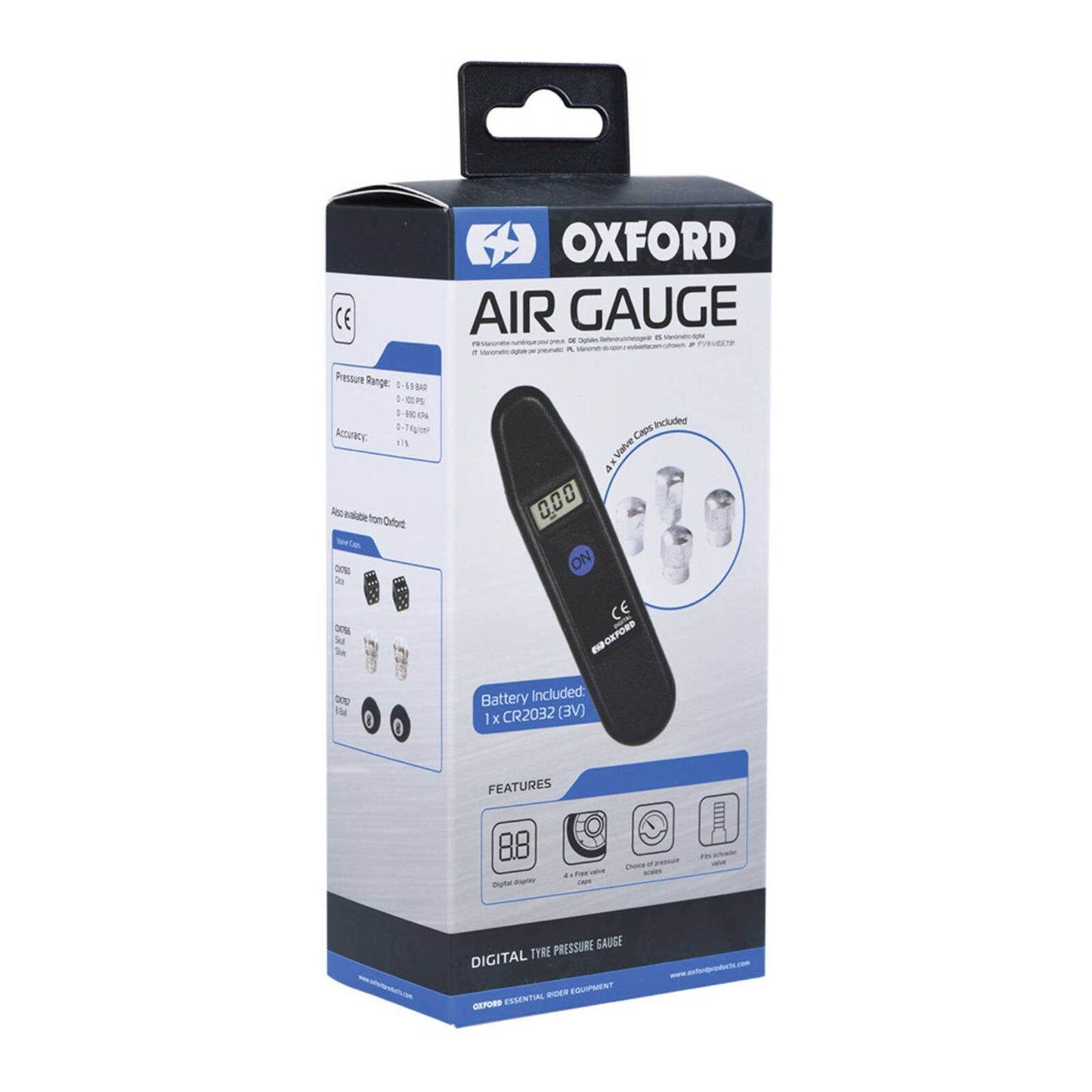 Oxford Airgauge Digital Pressure Gauge