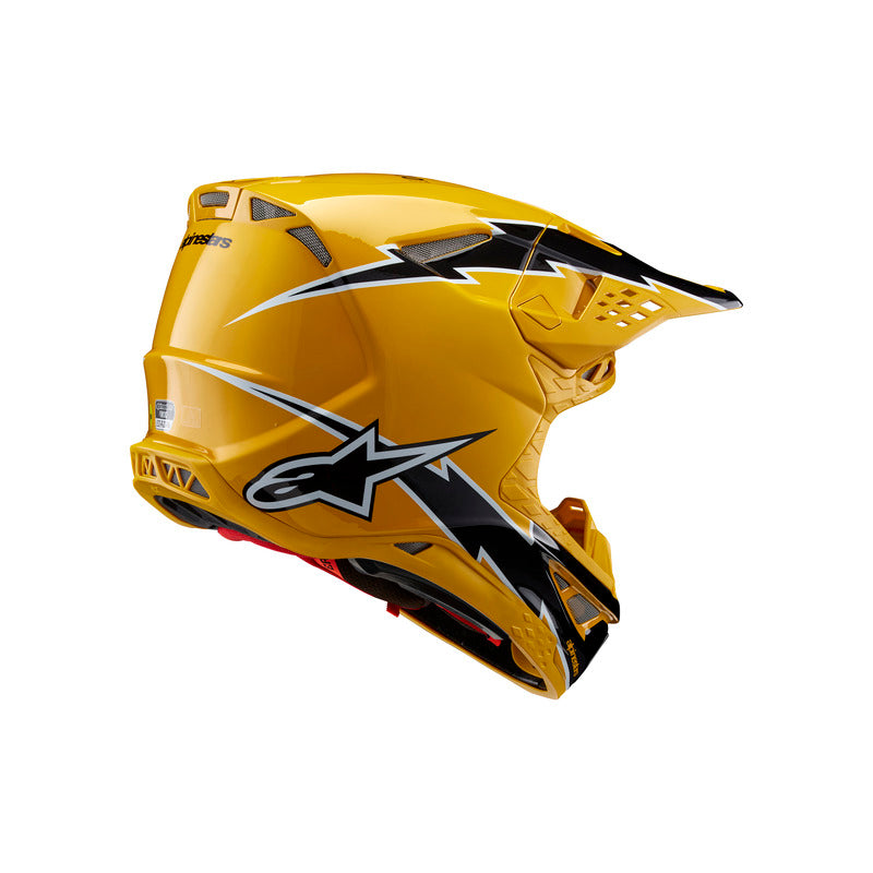 Alpinestars SUPERTECH SM10 AMPRESS HELMET ECE 22.06 BLACK YELLOW GLOSS
