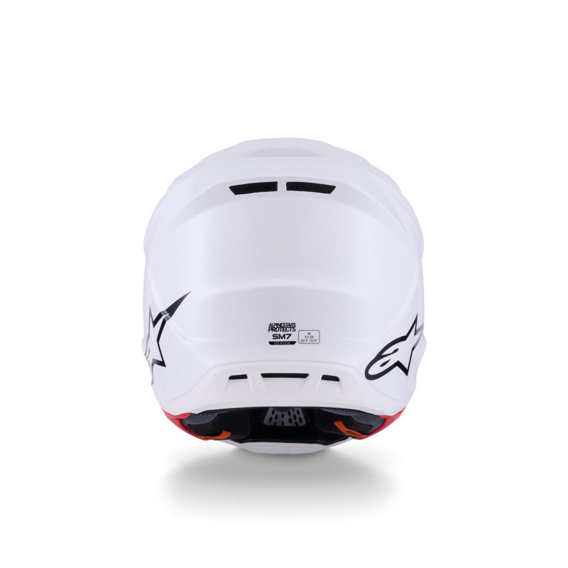 Alpinestars SM7 SOLID HELMET ECE06 WHITE GLOSSY
