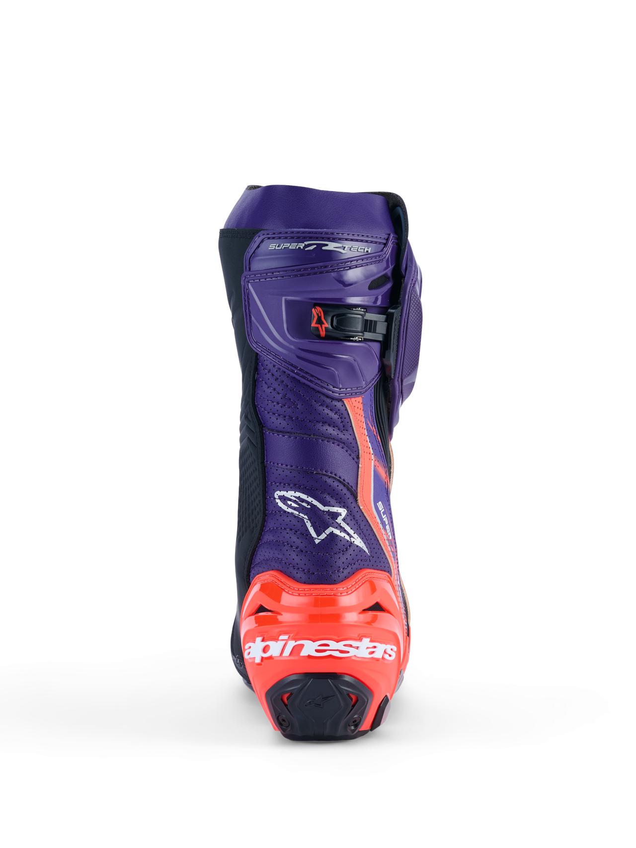 Alpinestars SUPERTECH R LE FLYTE VENTED BOOTS | PURPLE RED BLACK (Jorge Martin)