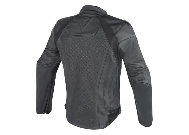 DAINESE FIGHTER PERFORATED LEATHER JACKET BLACK