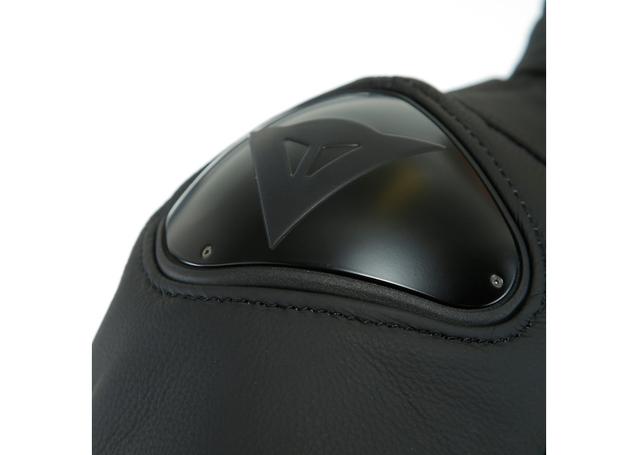 DAINESE AGILE LEATHER JACKET MATT BLACK