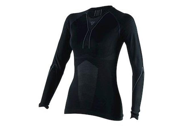DAINESE D-CORE DRY LADY TEE LS BLACK ANTHRACITE