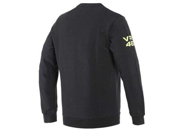 DAINESE CASUAL VR46 TEAM SWEATSHIRT BLACK YELLOW
