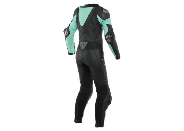 DAINESE IMATRA LADY 1PC PERFORATED SUIT AQUA BLACK