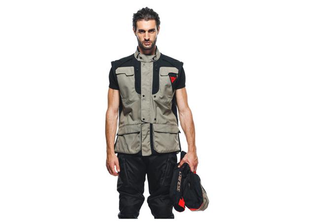 DAINESE ALLIGATOR TEXTILE JACKET BLACK RED