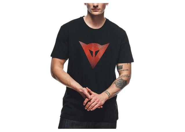 DAINESE LOGO T-SHIRT BLACK RED