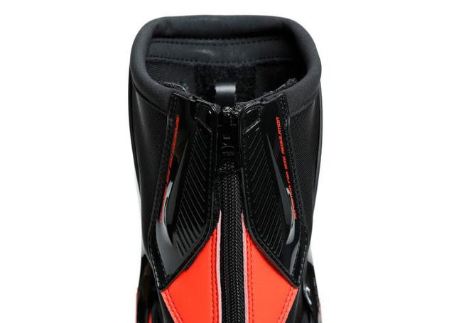 DAINESE TORQUE 3 OUT BOOTS BLACK FLURO RED
