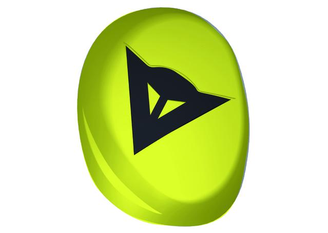 DAINESE ARMOUR PISTA KNEE SLIDER FLURO YELLOW BLACK