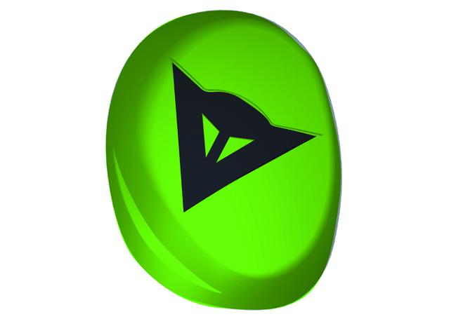 DAINESE ARMOUR PISTA KNEE SLIDER FLURO GREEN BLACK