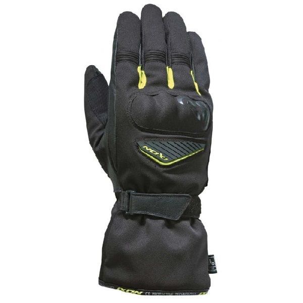 Ixon Pro Arrow Textile Leather Gloves - Black/Yellow