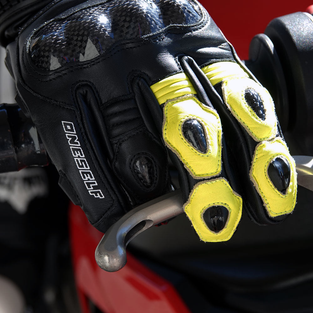 1SELF Men's RS-3 Race Glove - Victory Yellow/Black