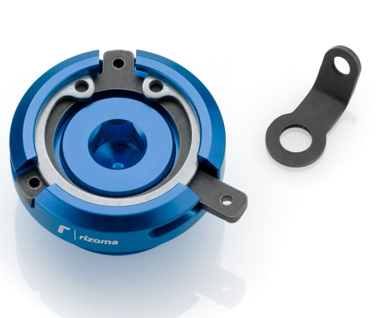 Rizoma TP009 M20x1.5 Blue Oil Filler Cap