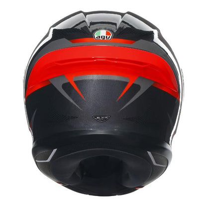 AGV K6 S Slashcut Black/Red
