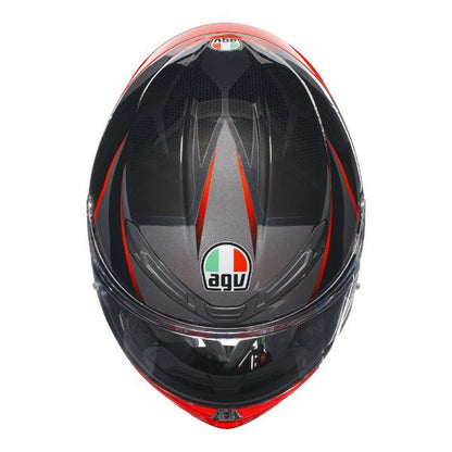 AGV K6 S Slashcut Black/Red