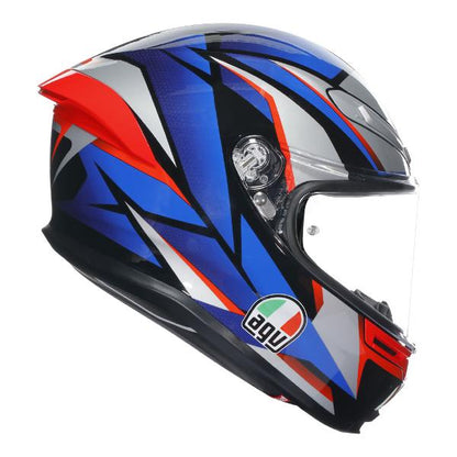 AGV K6 S Slashcut Blue/Red