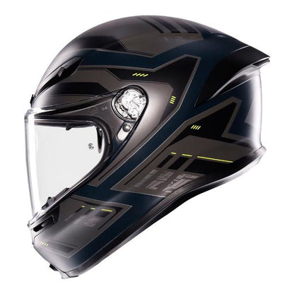 AGV K6 S Enhance Matt Grey/Fluro Yellow