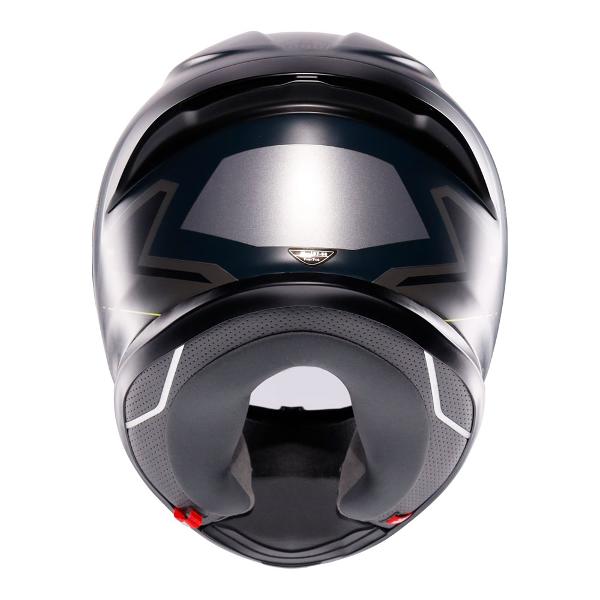 AGV K6 S Enhance Matt Grey/Fluro Yellow