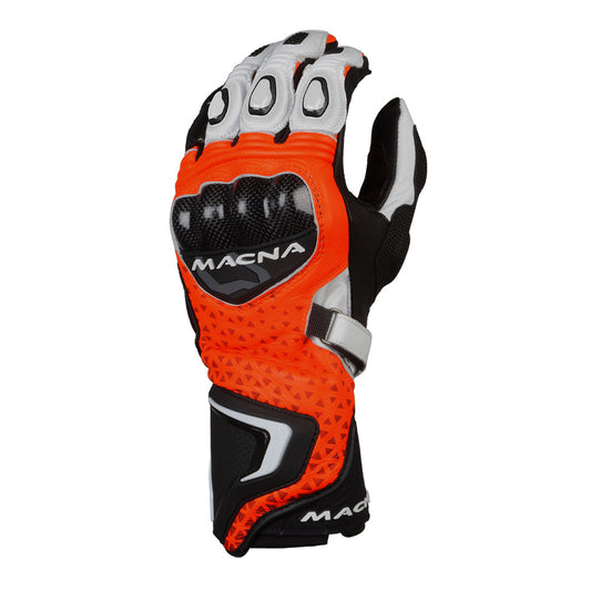 Macna Track R Gloves Red/ White/ Black