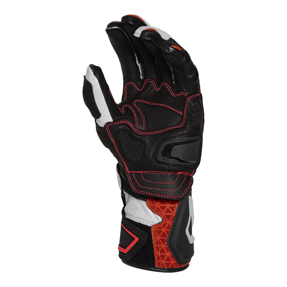 Macna Track R Gloves Red/ White/ Black