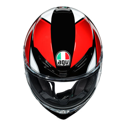 AGV K6  Hyphen Black/Red/White