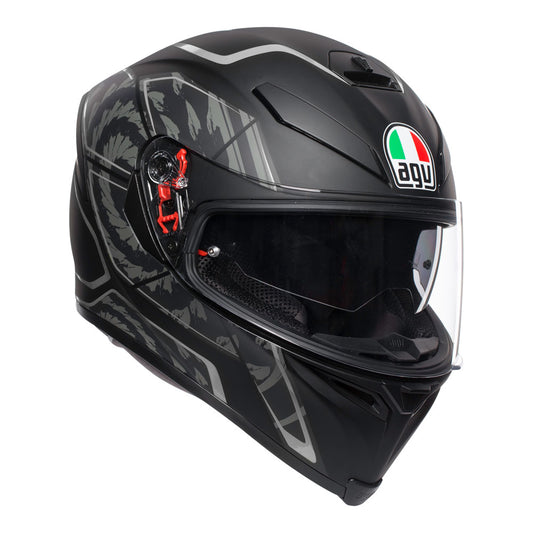 AGV K5 S  Tornado Matt Black/Silver