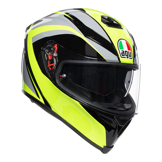 AGV K5 S  Typhoon Black/Grey/Yellow Fluro