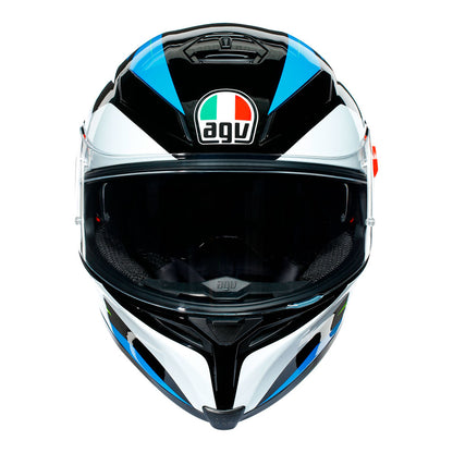 AGV K5 S  Core Black/Cyan/Yellow Fluo