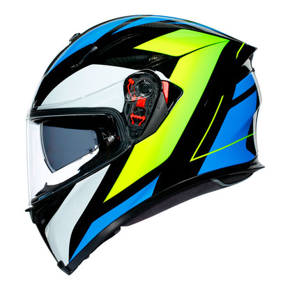 AGV K5 S  Core Black/Cyan/Yellow Fluo