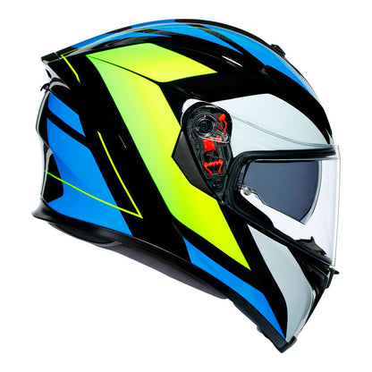 AGV K5 S  Core Black/Cyan/Yellow Fluo