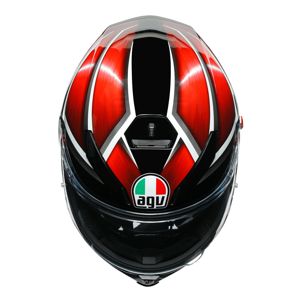AGV K5 S Tempest Black/Red – Highside Shop