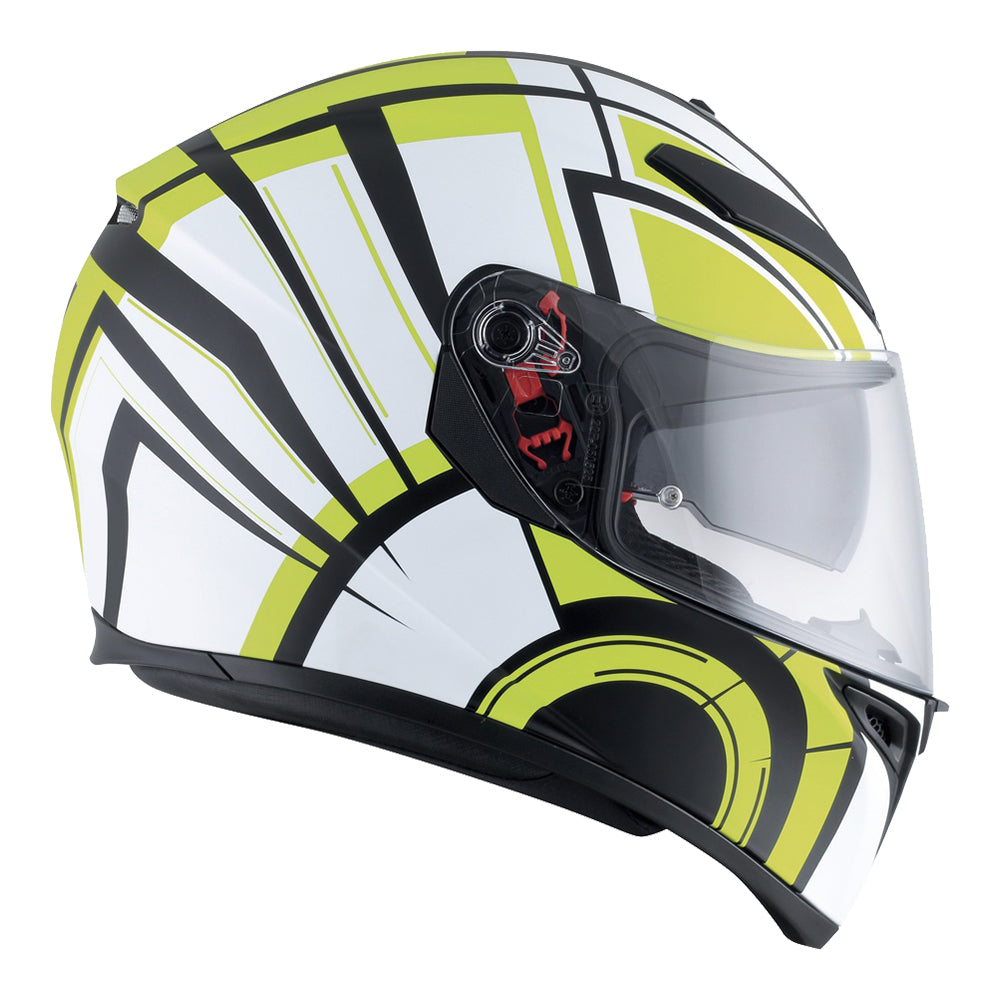 AGV K3 Sv  Avior Matt White/Lime