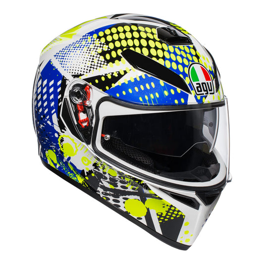 AGV K3 Sv  Pop White/Blue/Lime