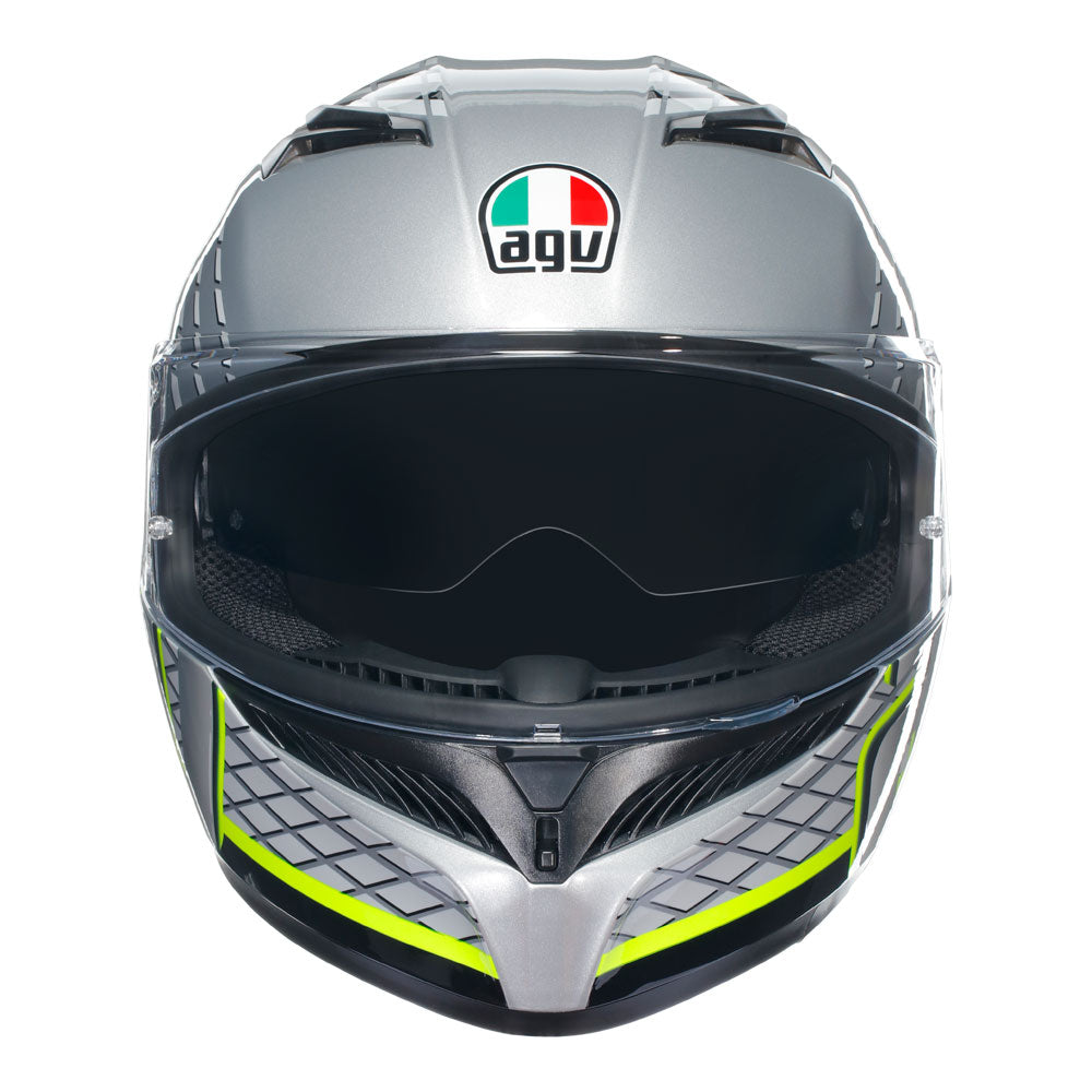 AGV K3 Fortify Grey Black Yellow